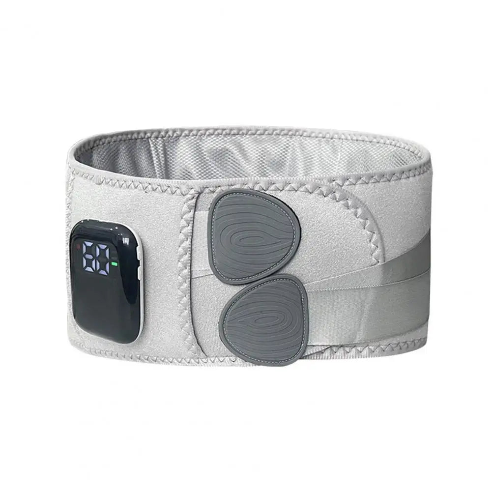 Heat Therapy Massage Belt Wrap Heated Waist Brace Back Pain Relief Cordless Heating Pad with Massager Back Pain Relief Belt