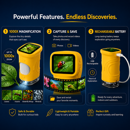 Norvessa Explorer™ - 1000x Digital Microscope