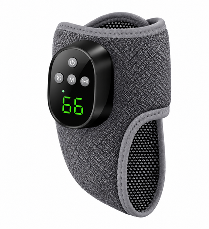 Heated Ankle Massager - 4 Heat Levels, 4 Vibration Modes & 4 Intensities
