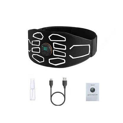 Smart Muscle Toner Abdominal Toning Belt Abs Trainer Body Belly Waist Massager  Home Gym Training Fitness Equipment