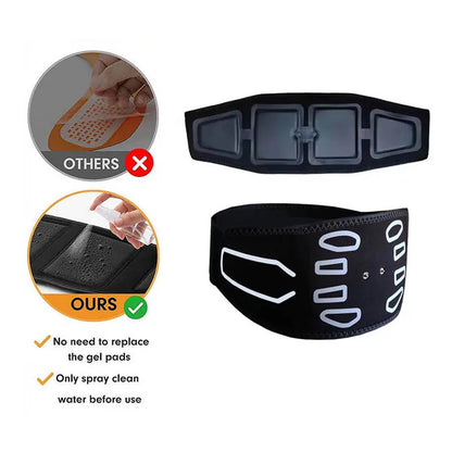 Smart Muscle Toner Abdominal Toning Belt Abs Trainer Body Belly Waist Massager  Home Gym Training Fitness Equipment